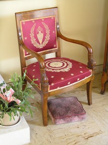 Restauration fauteuil - siège Angers Trélazé